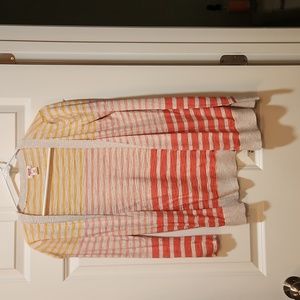 Pink stripes cardigan